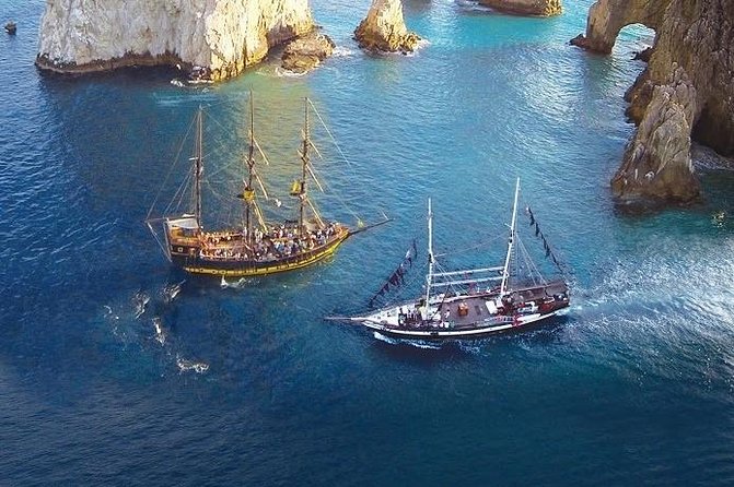Pirate Ship Sunset Dinner and Show in Los Cabos - Stop 1 at the Arch of Cabo: The First Sunset Set