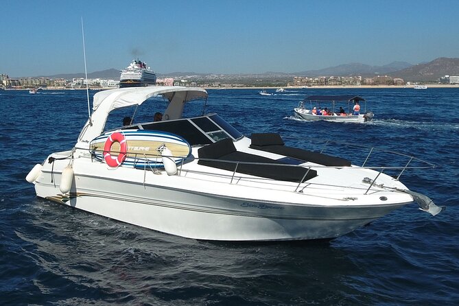 Private 3hr Yacht Cruise in Cabo San Lucas all included - Pelican Rock: the snorkel stop that sets the tone