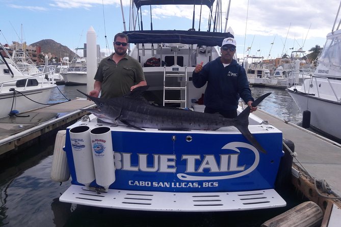 Private Fishing Trip "All Inclusive" in Cabo San Lucas, Mexico - How You Fish Here: Captain + First Mate Working Your Lines