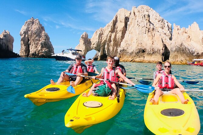 Private Los Cabos Arch and Playa del Amor Tour by Glass Bottom Kayak - Snorkeling “Ocean Aquarium” Waters and the Sea Lion Beaches Between