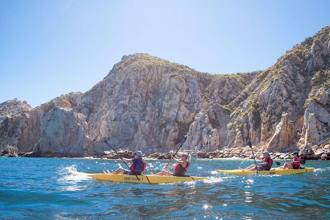 Private Los Cabos Arch & Playa del Amor tour by Glass bottom kayak - Private guide + tandem kayak: what that feels like on the route