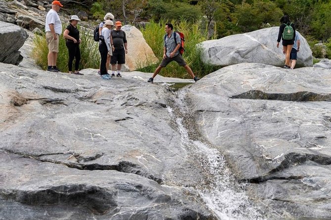 PRIVATE Sierra de Laguna Hiking & Natural Water Swim Waterfall - Walking the canyon loop: 3 miles of easy irregular terrain