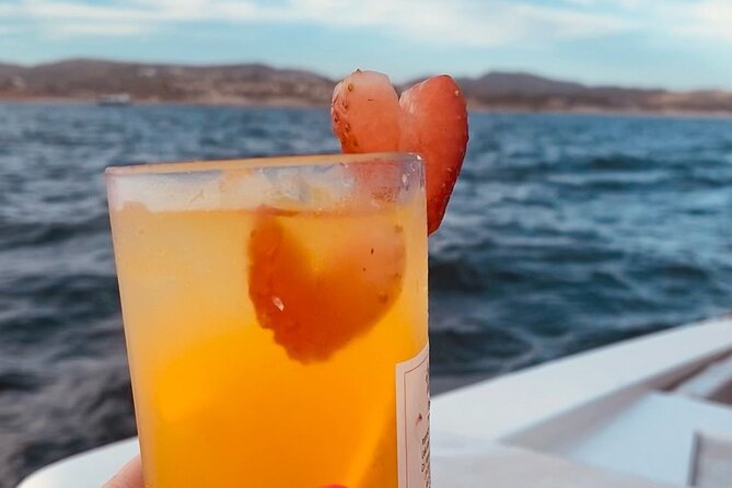 Private Sunset Cruise in San Jose del Cabo Appetizers,open bar - Crew service that feels personal: Jonathan, Oscar, and Captain Eduardo