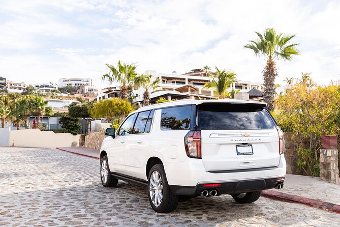 Private SUV Round-Trip from Airport to Cabo San Lucas Pacific - Comfort Matters: AC, Drinks, and a Clean Ride