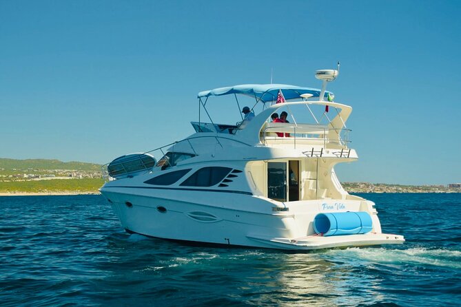 Pura Vida Yacht 42 FT with all inclusive service in Cabo - A 42-Foot Cabo Yacht Cruise That Feels Like Your Own Schedule