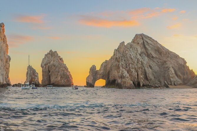 Romantic Sailboat Sunset: Live Music, Premium Bar & Dinner -Cabos - Cruising Toward El Arco at Sunset