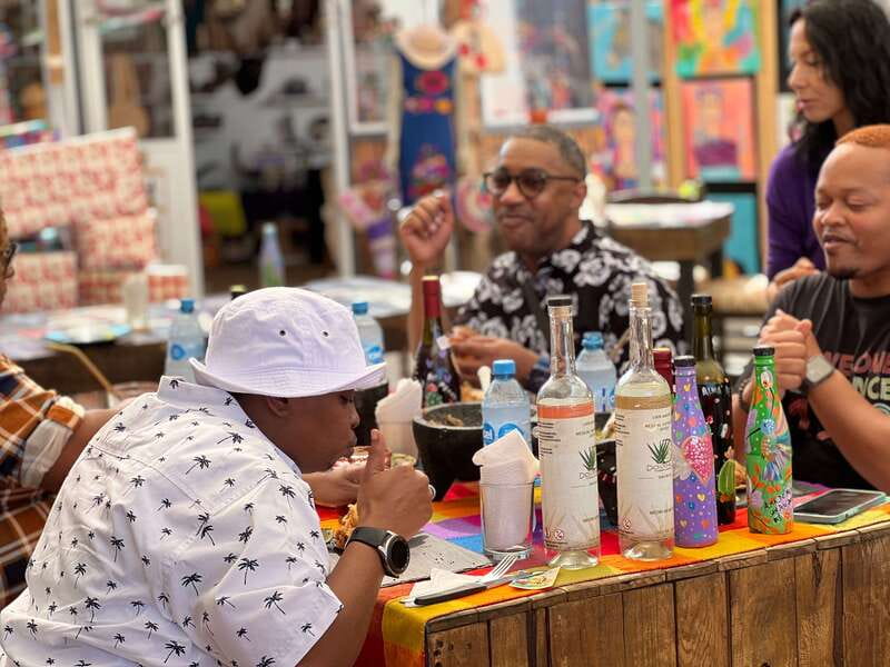 San Jose del Cabo:Alma de Mexico Tacos and Tostadas Tasting - The food focus: tacos and ceviche tostadas with regional flavors