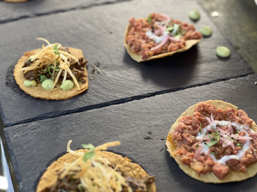 San Jose del Cabo:Alma de Mexico Tacos and Tostadas Tasting - Alma de México Martket stop: what to do with the time