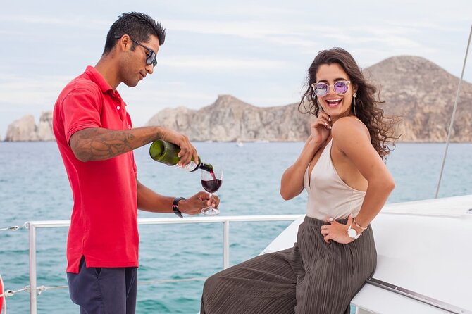 Sunset Cruise in Los Cabos with Jazz and Wine - The Tropicat catamaran: roomy, comfortable, and made for the evening