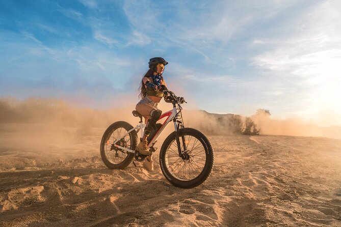 Sunset E-bike Beach Ride with Mexican Dinner and Margaritas - Key highlights at a glance