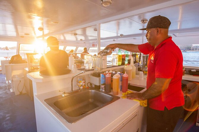 Sunset Sail Tour with Local Food - Dinner on the water: tacos, salsas, and how the buffet is set up