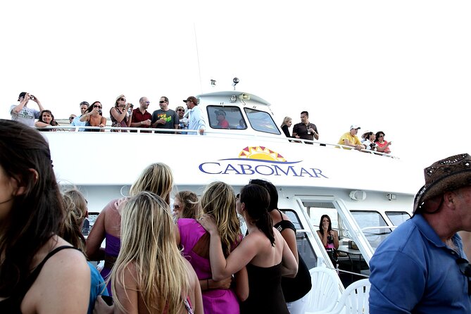 Tacos buffet & Open Bar Cruise! Los Cabos Round Transportation - Group Size and the Vibe: Up to 45 People