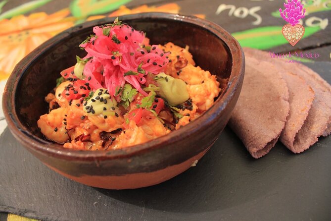 Tasting of flavors Mexican Food and margaritas tasting - Margaritas Tasting: Spicy, Strawberry, Tamarind, Mango, Passion Fruit