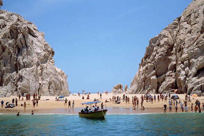 The Arch of Los Cabos Glass-bottom boat tour - Playa del Amor: when you get beach time, grab it