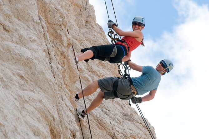 Zipline Extreme at Canopy Costa Azul: suspension bridge, rappel and ziplines - The Damiana Liqueur Factory stop: learning the desert plant side