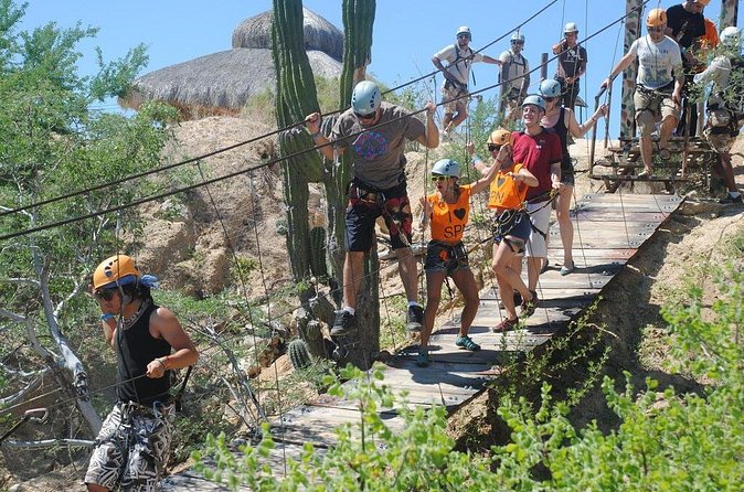 Ziplines and Rappelling at Costa Azul - Tarzan Swing for kids: family-friendly adrenaline